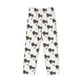 thumbnail image 4 of Xecao Dachshund Dog Men's Straight Lounge Pajama Pants: The Ultimate in Comfortable Sleepwear, 4 of 9