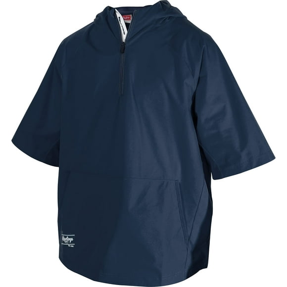 Rawlings Veste à Manches Courtes pour Garçons Jeunes, Synchronisation des Couleurs, Medium, Marine