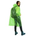 thumbnail image 5 of Disposable Rain Ponchos for Adults Bulk Pack - Waterproof Emergency Raincoat with Drawstring Hood & Elastic Sleeves (43.31" x 23.62") - for Travel, Hiking, Concerts & Outdoor Events, 5 of 9