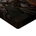 thumbnail image 2 of Ambesonne Fantasy Fitted Sheet, Knight Fantasy Theme, Queen Size, Red Grey, 2 of 3