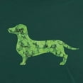 thumbnail image 2 of Old Glory Mens St. Patricks Day Dachshund Shamrock Short Sleeve Graphic T Shirt, 2 of 6