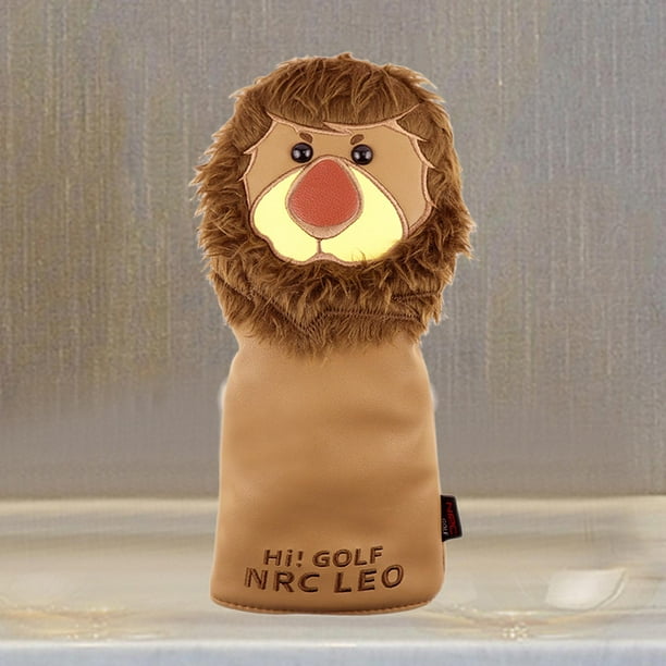 Cute Animal Head Cover Cola Cubierta de cabeza de golf 35x17CM