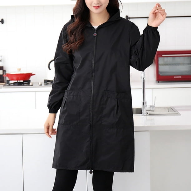 Chaquetas y abrigos casuales con capucha de manga larga para mujer, impermeable, transpirable, talla grande, con capucha, para senderismo, cortavientos cálido, blusa de poliéster para mujer