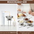 thumbnail image 5 of 2 Pcs Vintage Stainless Steel Ice Cream Cups 44oz Reusable Dessert Bowls for Sundae Snack Pudding Yogurt Fruit Low Base, 5 of 10
