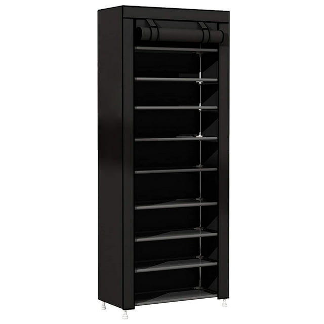 Closet Zapatera STAY ELIT Minimalista Armario Organizador Multifuncional Negro 27 pares 9 niveles