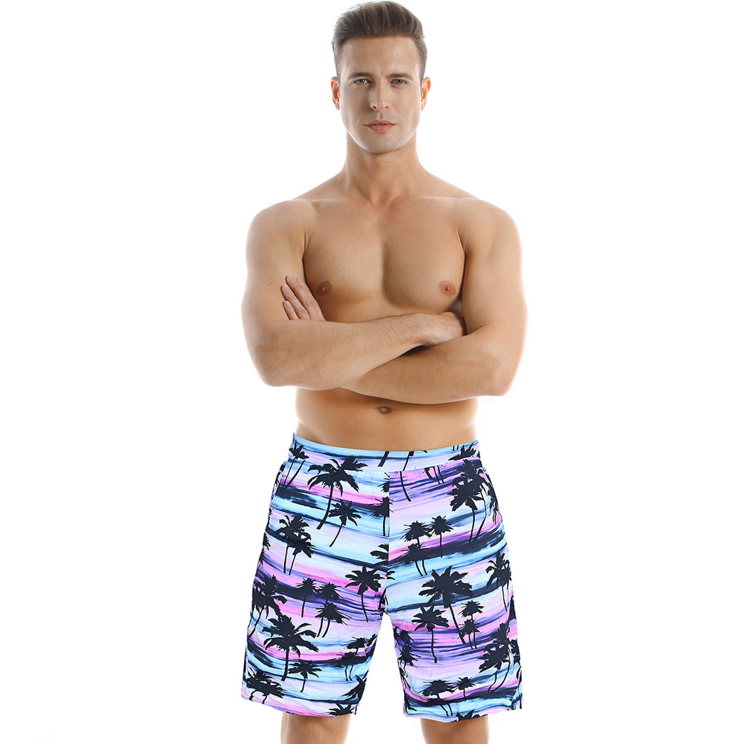 Couple Summer Beach Casual Shorts Gym Sports Swimwear Short  Athletic Pants Men 
