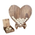 thumbnail image 2 of Heart Shape Wedding Guest Book  Reception for Wedding Decorations Graduation with Storage Box, 2 of 11