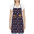thumbnail image 3 of Disketp Skulls In Floral Kitchen Apron with adjustable Aprons for Women with Pockets Cooking Powder Pink Apron, 3 of 7