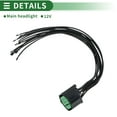 thumbnail image 4 of Conjunto de arnés de cableado de faros Unique Bargains No.11410653/GL30114021/F33A14 para Kia Optima 2018-2020 Faros principales Cable de arnés 15 Pcs Terminales 1 conjunto, 4 of 7
