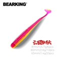 thumbnail image 2 of BEARKING 63mm 80mm 97mm señuelo de pesca señuelo suave Shad cebos de silicona Wobblers Swimbait Artificial leurre souple Tan Jianjun  unisex, 2 of 2