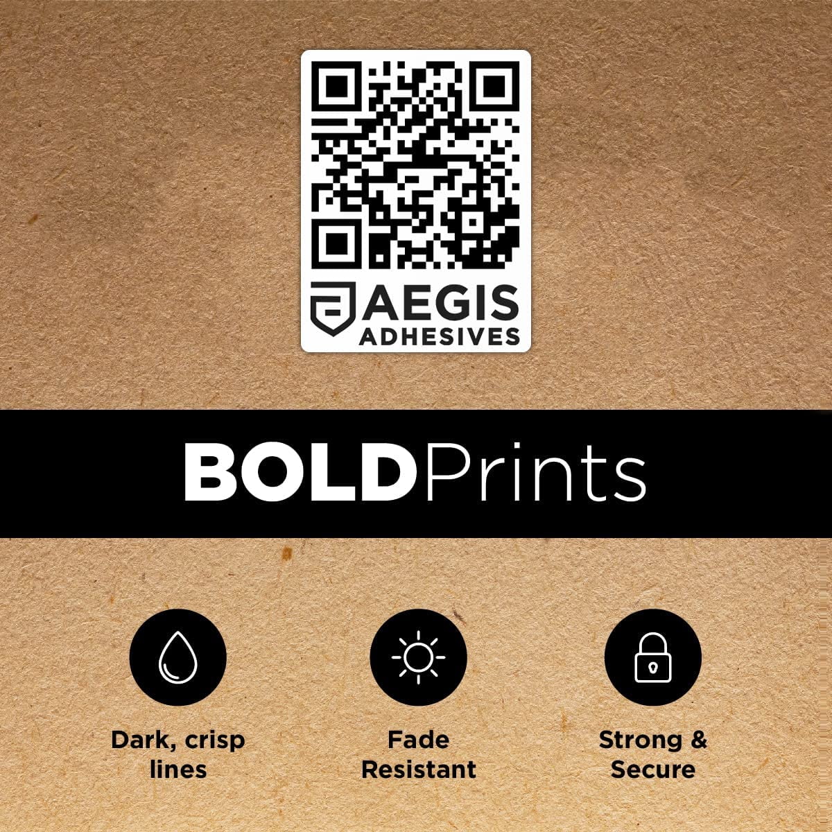 Aegis Adhesives - 1.2” X 0.85” Direct Thermal Multipurpose Labels for Return Address, QR Barcodes, Perforated & Compatible with Zebra Desktop Printers (12 Rolls, 1500/Roll)