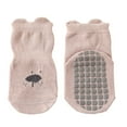 thumbnail image 2 of NAISIBABY Kids Boys Girls Socks, Non Slip Cute Soft Stretch Cotton Indoor Toddler Socks Pink 0-1T, 2 of 4
