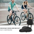 thumbnail image 4 of Asientos De Respaldo Suaves Y Cómodos, Material De Espuma De Cuero PU Duradero, Tamaño Ajustable, Ajuste Universal Para Bicicletas Y Triciclos, 4 of 8