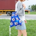 thumbnail image 4 of Sywqhk Mochila De Impresión 3D Para Mujer, Bolsa Con Cordón, Bolsa De Playa Ligera De Viaje (Gato)-153709.02 Sywqhk Para estrenar, 4 of 7