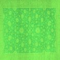 thumbnail image 1 of Ahgly Company Indoor Square Oriental Green Traditional Area Rugs, 3' Square, 1 of 4