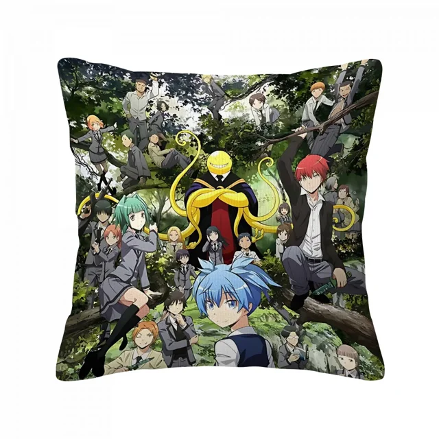 Assassination Classroom Pillowcase Sleeping Pillows Decorative Ccomhion Covers for Living Room Ccomhions Cover Home Decor Items