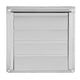 thumbnail image 1 of Rejilla de ventilación de 100 mm con compuerta antirretorno de acero inoxidable con lamas móviles para instalación en pared exterior La compuerta de retención de aire de escape se cierra, 1 of 6