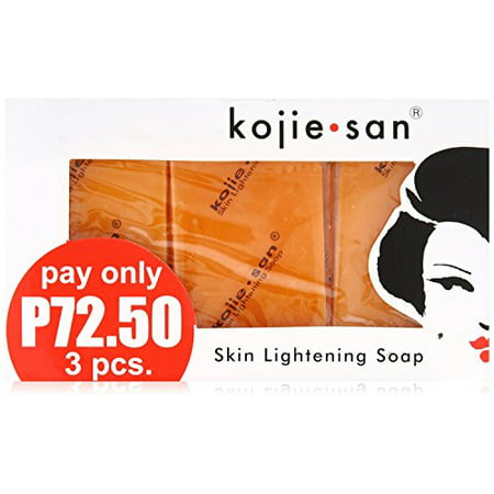 Kojie San Skin Lightening Soap - Evens Out Skin Tone 3-Pack (Best Soap To Even Out Skin Tone)