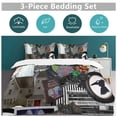 thumbnail image 5 of Beetlejuice multifunctional Essential Home Comfort Sleep Touch Durable Surface Zipper System Duvet Cover Sets Product, 5 of 5