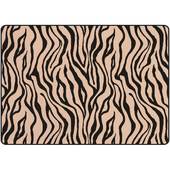 Crawling Indoor Carpet Play Mat Tiger Animal for Living Room Bedroom Educational Nursery Floor Mat Area Rugs 72x48inch
