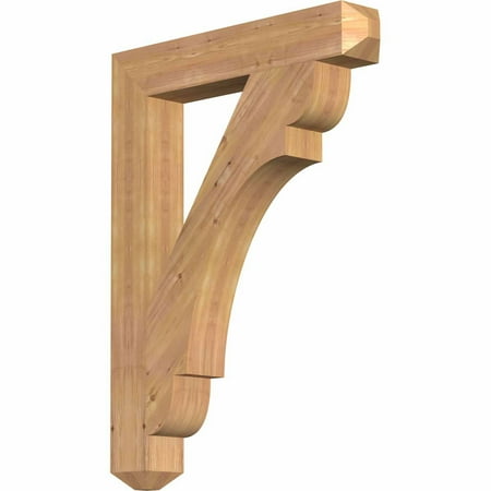 

Ekena Millwork 5 1/2 W x 34 D x 42 H Olympic Craftsman Smooth Bracket Western Red Cedar