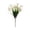 White, variant on Honmine Artificial Flower Bouquet Daffodils Lilies, Faux Floral Arrangements and Greenery, Outdoor Wedding Decor for Centerpiece, Arch, Table