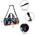 thumbnail image 5 of Turtle Large Capacity Gym Duffle Bag with Interior Zipper Pocket - Soccer Sports Bag for All Your Gear, 5 of 6