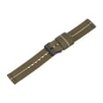 thumbnail image 2 of Marrón Caqui Nylon Reloj Correa 20mm Ancho Suave y Cómodo Premium Nylon Correa con Hebilla Negra, Universal Reemplazo Lienzo Reloj Correa, 2 of 7
