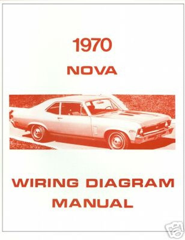 Bishko Oem Repair Maintenance Wiring Schematics Bound For Chevrolet Chevy Ii Nova 1970 Walmart Com
