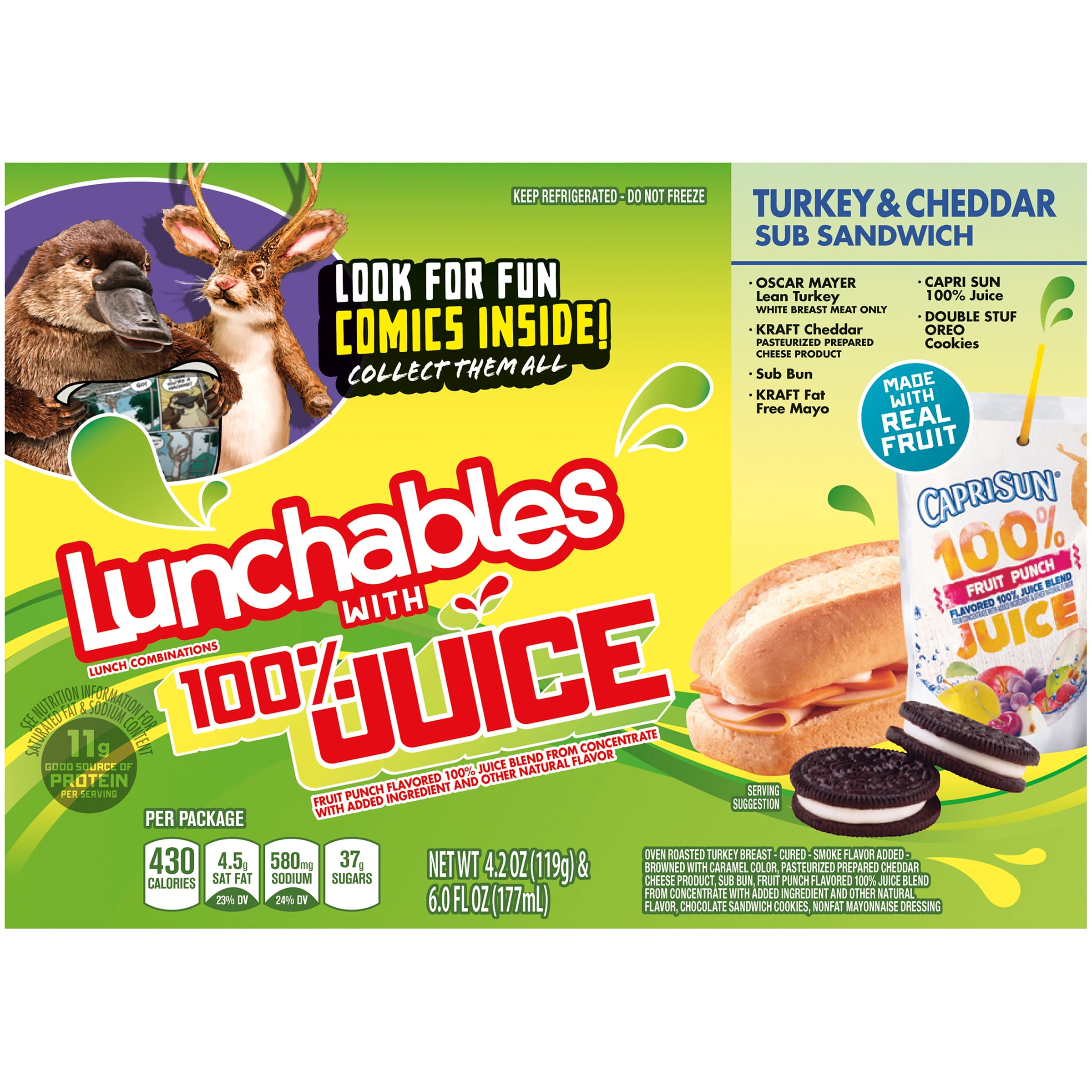 Lunchables Turkey & American Cracker Stackers Lunch Combination 2.9 oz