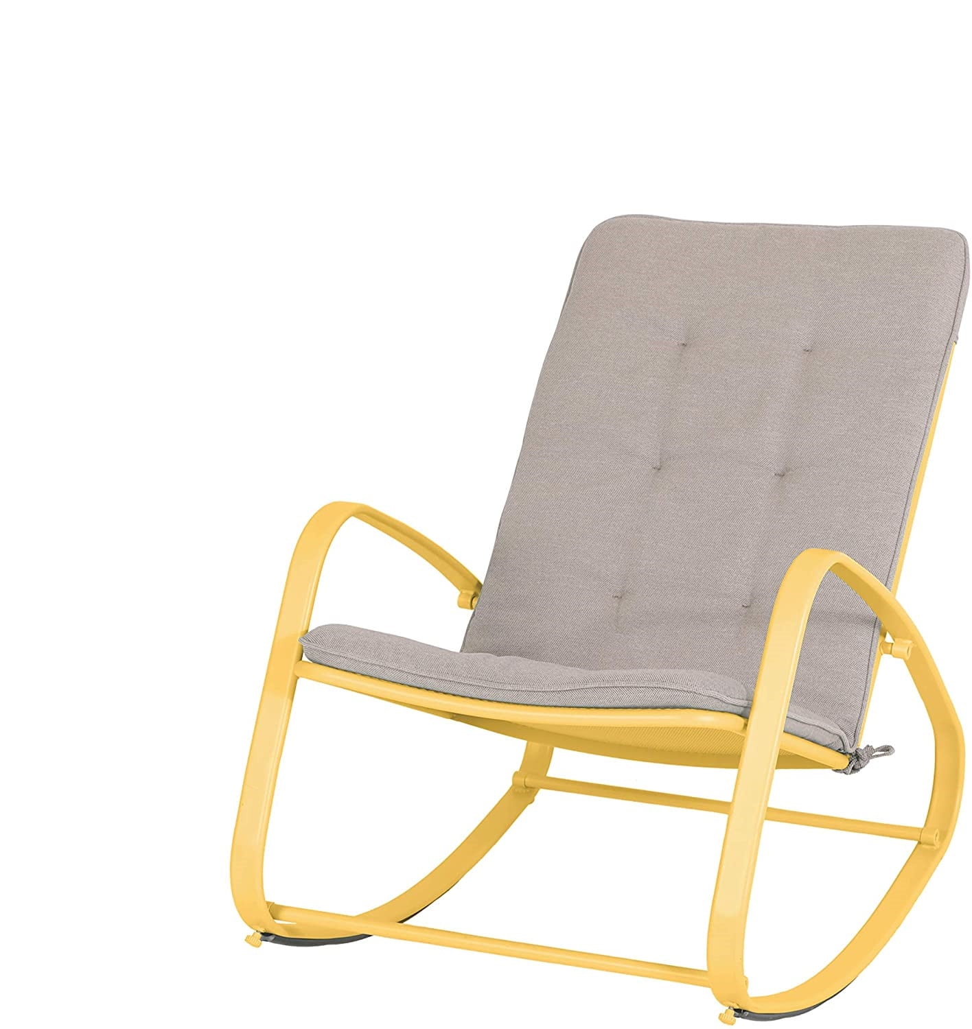 MF Studio Outdoor Patio Rocking Chair Padded Steel Rocker Chairs