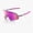 Polished Translucent Grey; Purple Multilayer Mirror, variant on Slendale Sunglasses - Matte Black; HiPER Blue Multilayer Mirror