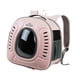 thumbnail image 5 of Mochila transportadora para gatos, mochila para mascotas, jaula, bolsa para perros y gatos, cápsula espacial para caminar, uso al aire libre, viajar, rosa, 5 of 9