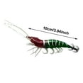 thumbnail image 3 of Pre-Rigged Fishing Jigs, Glow-in-Dark Shrimp Soft Lure - Silicone Prawn Bait for Saltwater Freshwater, Bass, Trout, Redfish, Walleye, Catfish, Flounder, Snook, 3 of 4