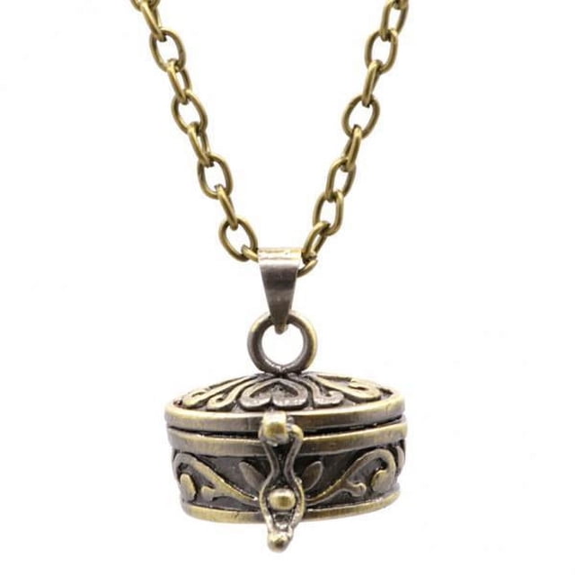 2x Hair Urn Necklace Pendant Cremation Memorial Jewelry Keepsake Dog Human Fernando Collar colgante conmemorativo