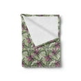 thumbnail image 2 of Flower Soft Flannel Fleece Throw Blanket, Flowers and Leaves Pattern on Pale Colored Background Botanical Style Composition, Cozy Plush for Indoor and Outdoor Use, 50" x 70", Multicolor, by Ambesonne, 2 of 5