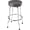 Black, variant on Torin Swivel Bar Stool: Padded Garage/Shop Seat with Chrome Plated Legs, Black, 28.74" Tall, 18.5" Diameter