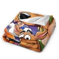 thumbnail image 3 of Scooby Doo Blanket, Super Soft Throw Blanket, Cozy Flannel Blankets For Boys Girls, Warm Blankets For Couch Sofa Bed, 50"X40", 3 of 9