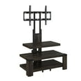 Whalen 3Shelf Television Stand with Floater Mount for TVs up to 55