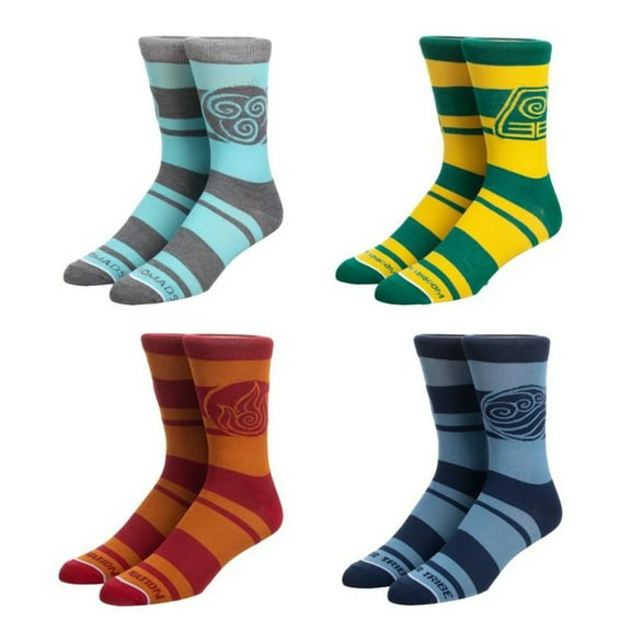 Avatar The Last Airbender Crew socks for men 4 pack