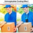 thumbnail image 5 of 2026 AI Portable Fan Rechargeable, 4-Speed 6600RPM Strong Airflow, Personal Waist Fan with up to 25H of Working Time, Hands-Free Hanging Neck Fan, Wearable Belt Fan for Camping, Outdoor, Jobsite, 5 of 7