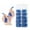 blue, variant on HLONK Colored Long Coffin Press On Nails Acrylic Artificial False Nail Tips Full Cover Manicure Designs ABS Red