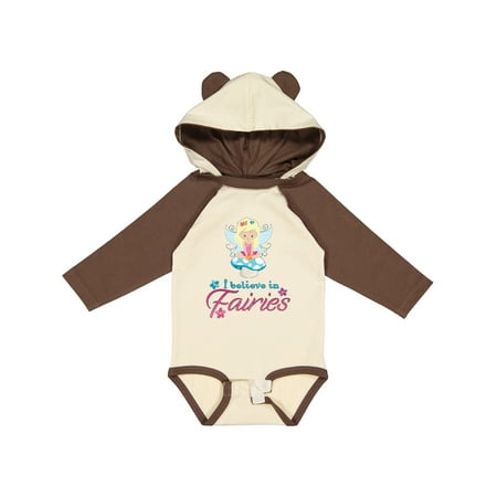 

Inktastic I Believe in Fairies Gift Baby Boy or Baby Girl Long Sleeve Bodysuit