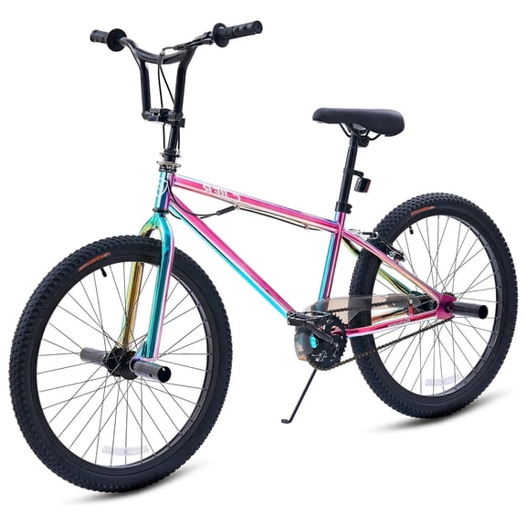 BMX Bikes for 6-14, Cuoote 20 Inch Bicycle with High-Carbon Steel BMX Frame, 360° Handlebar Rotation