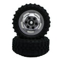 thumbnail image 1 of ZheElen RCGOFOLLOW Wheel Rims Tyre For SCX24 Plastic Crawler Wear-resistant 2pcs RC Car Accessories Replacement Parts RC Upgrade Part Silver, 1 of 6