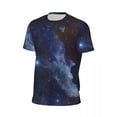 thumbnail image 5 of T Shirt For Men Star Cloud T-Shirt Galaxy Print Trendy Cool Sportswear Short Sleeve Comfortable Tops, 5 of 7