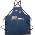thumbnail image 1 of Kitchen Apron, Work Apron, Barbecue Apron, for Barbecue, Restaurant, Garden, Barbecue, Cafe, 1 of 4
