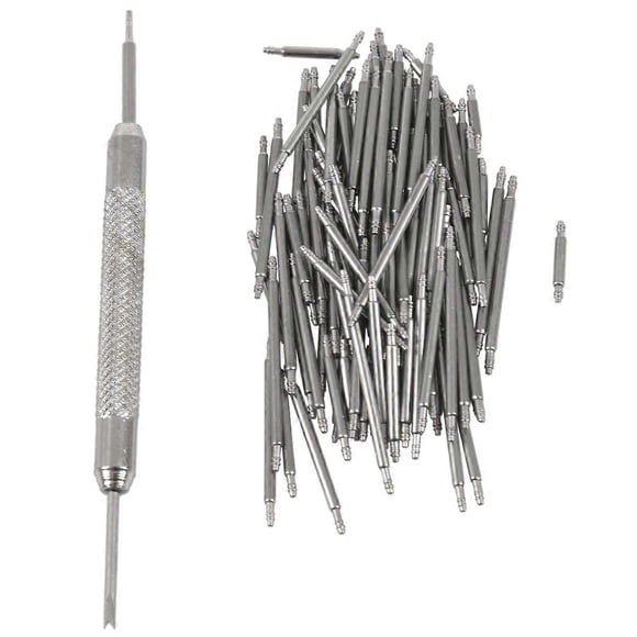 108pcs 8-25mm Stainless Steel Watch Band Strap Spring Bar Link Pins Remover New