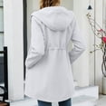 thumbnail image 6 of thefmos Women Plus Size Fall Winter Hooded Zip Up Coat Casual Basic Solid Outerwear Long Sleeve Jacket Cold Weather Fashion, White M, 6 of 9