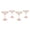 Pink, variant on Just Feed Me by Jessie James Decker 4-Piece 13oz Coupe Glass, Red